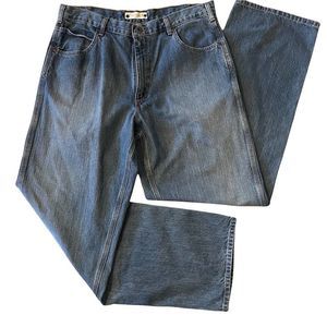 Carhartt Loose Fit Zip Jeans Mens 38x36